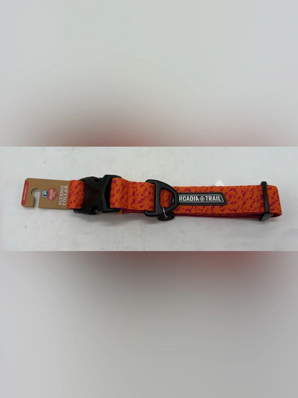 Arcadia Trail Dog Leash Waterproof Purple 4’, Orange Collar L,  Cooling Bandana+